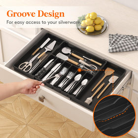 Lifewit drawer organizer adds order to busy kitchen drawers