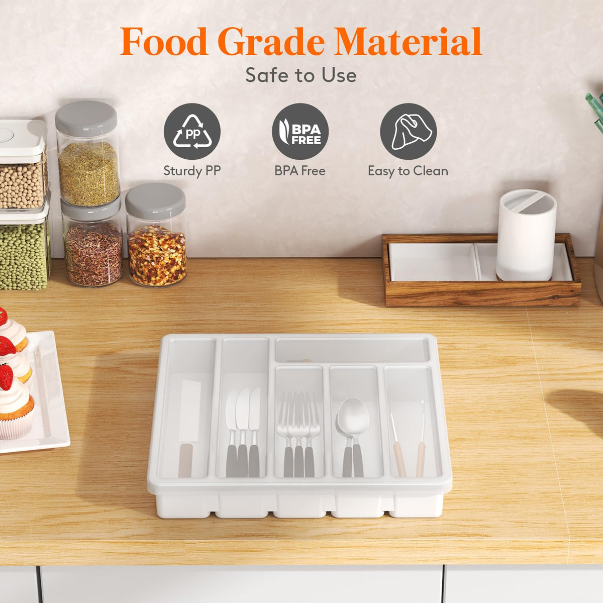 Lifewit BPA-free, food-grade PP material ensures safe everyday use