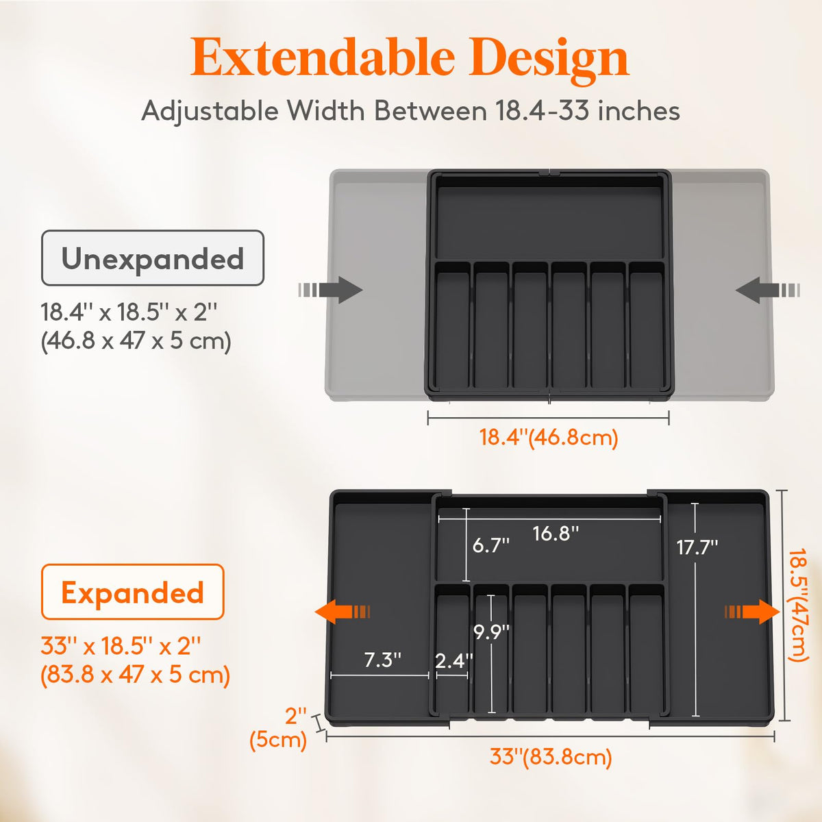 Lifewit BPA-free material ensures safe daily utensil storage