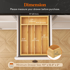Lifewit reinforced-dividers add durability for daily kitchen use