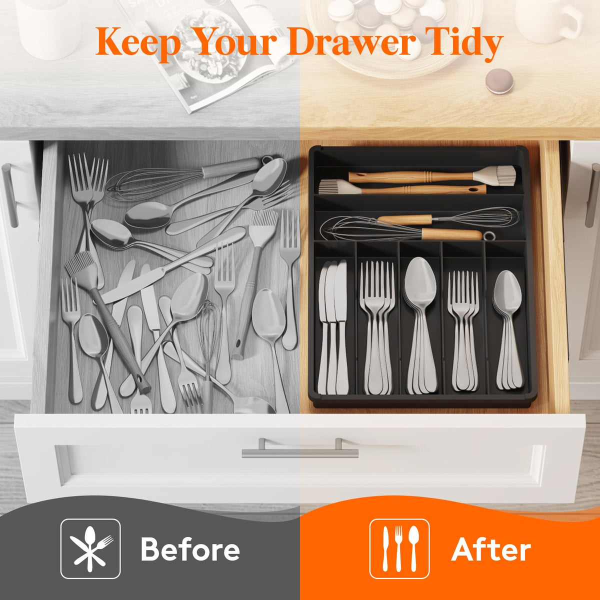 Space-saving Lifewit drawer storage solution in a compact footprint