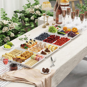 Lifewit stackable trays simplify storage after events.