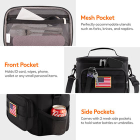 Lifewit leakproof liner protects against spills inside the cooler.