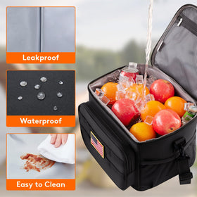 Lifewit lunch box with detachable shoulder strap for easy portability.