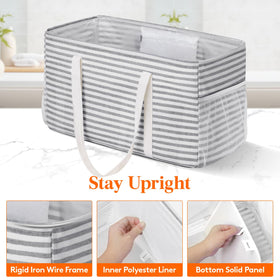 Lifewit tote bag ideal for groceries, beach, and laundry.