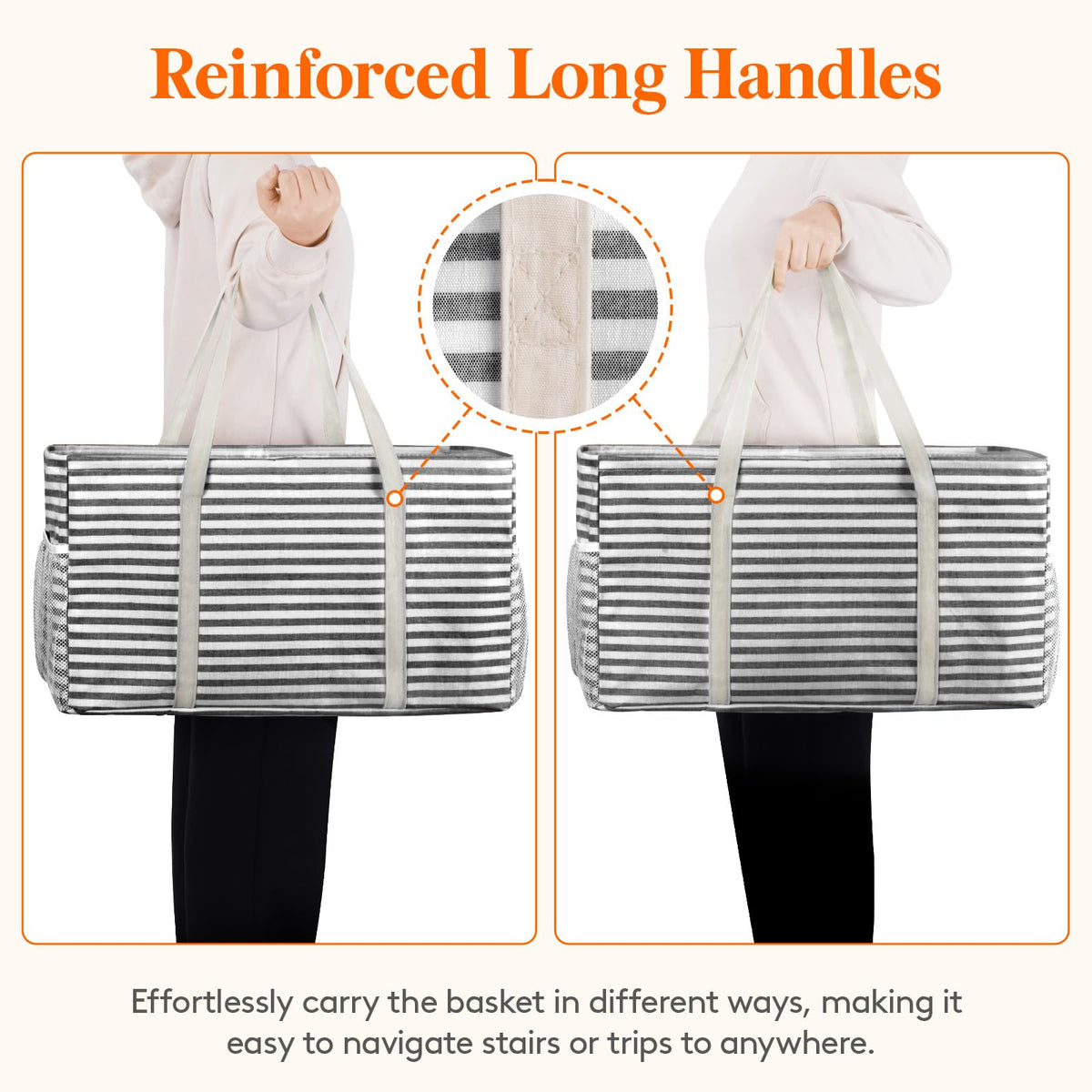 Lifewit tote interior pocket and zipper pocket for secure items