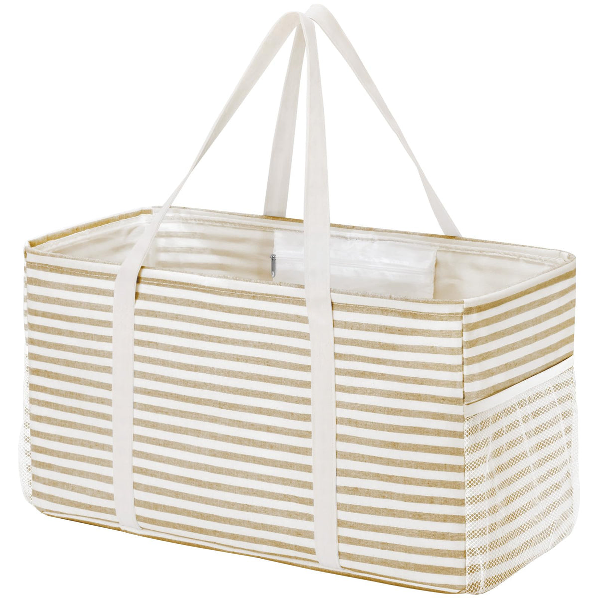 Lifewit extra large tote bag stands upright for quick loading and stable use.
