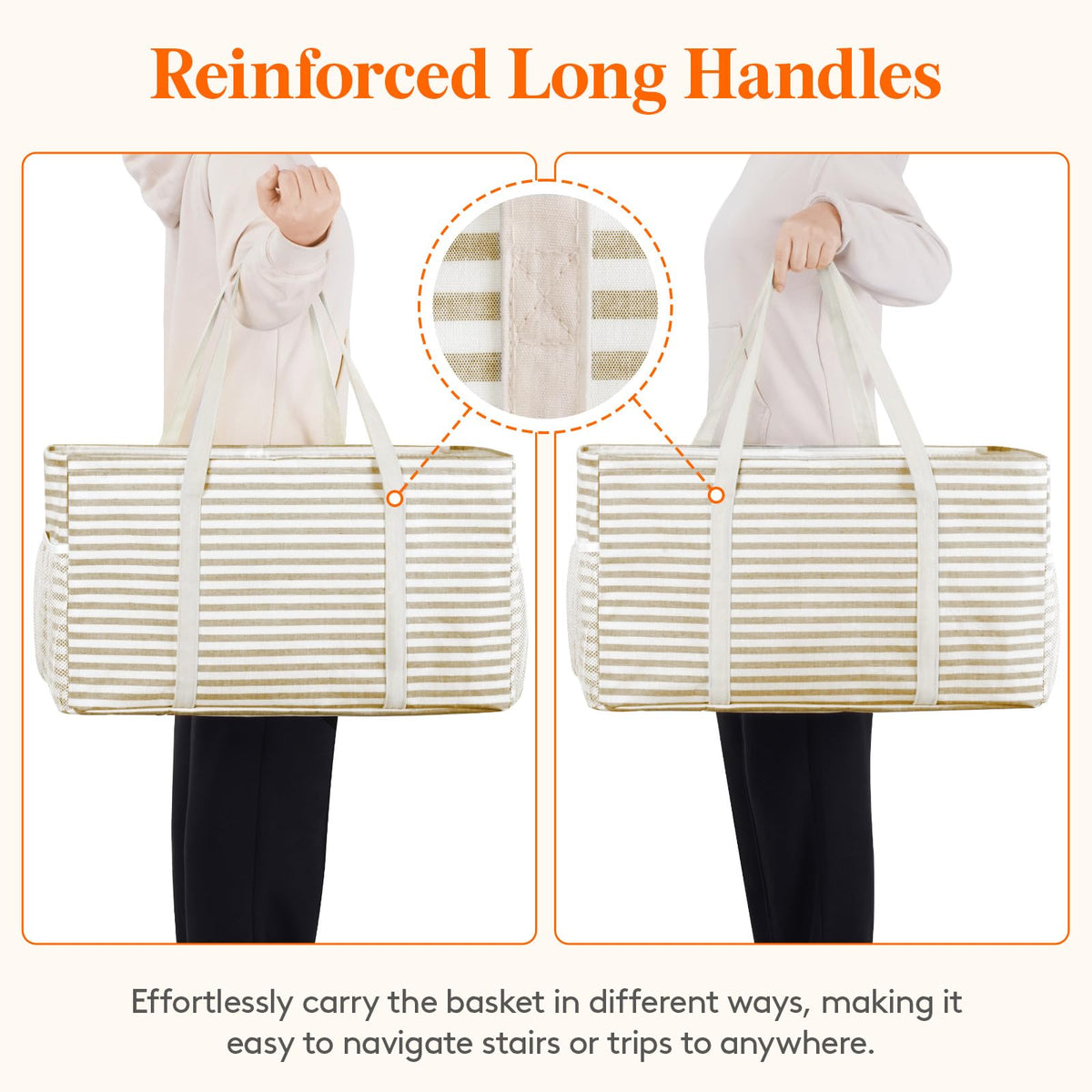 Lifewit tote bag zipper pocket keeps keys and phone secure.