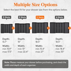 Lifewit organizer with expandable side slots adds storage when needed