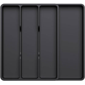 Lifewit Utensil Organizer expandable drawer in action, saving space and keeping utensils within reach