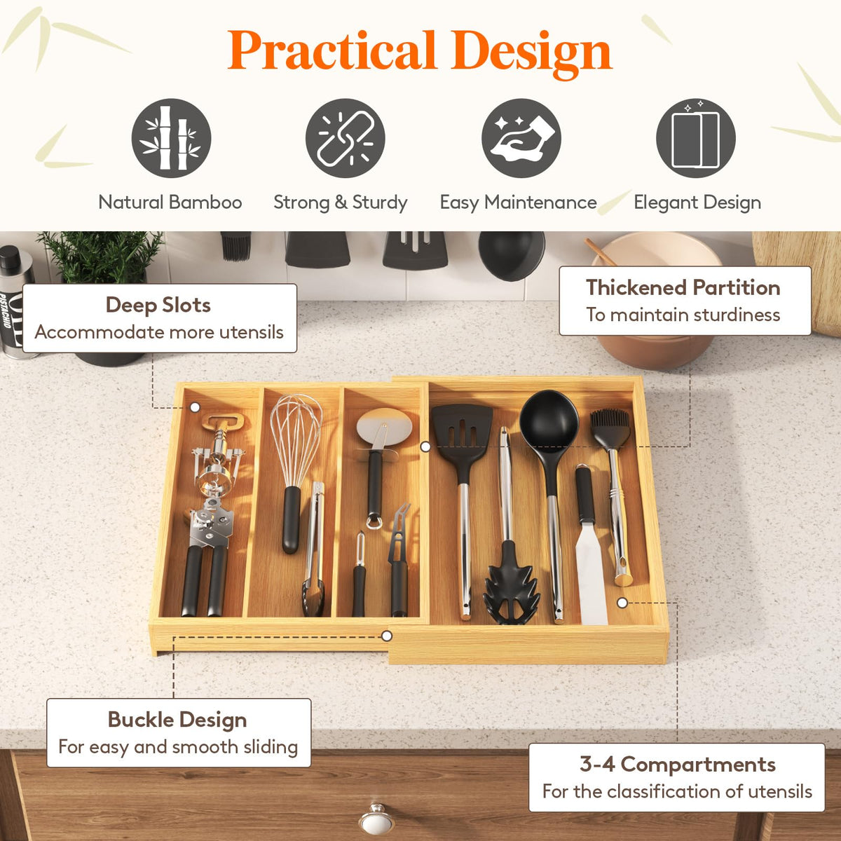 Lifewit sturdy construction resists cracking for long‑lasting use