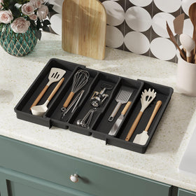 Lifewit 5-slot expansion for flexible organization of kitchen tools.