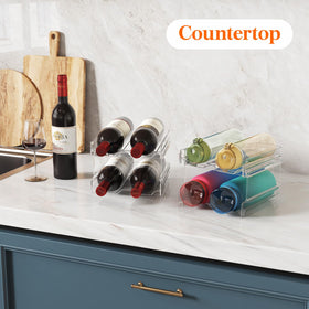 Lifewit rack features a stable interior design that minimizes bottle movement.