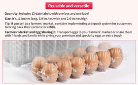 Lifuope egg carton ideal for markets and kitchens