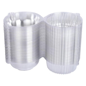 Lifuope jumbo muffin container with clear lid for viewing fresh pastries.