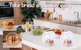 Lifuope interior dimensions fit generous muffins and toppings.