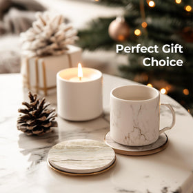 Perfect housewarming gift for stylish tabletop protection and decor.