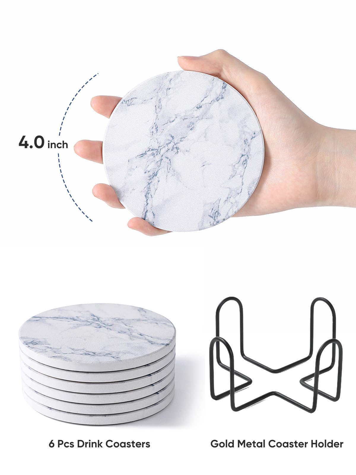 LIFVER stylish coasters make a thoughtful home decor gift.