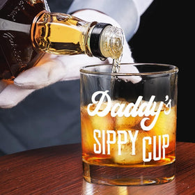 Lighten Life Lead-free crystal whiskey glass, 12 oz capacity for versatile drinks.