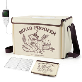 LIGHTIUM Bread Proofing Box interior showing spacious space for doughs and yogurt jars.