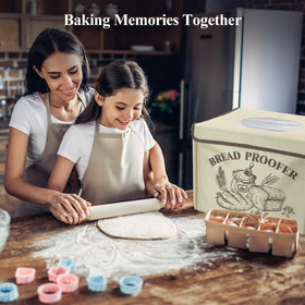 LIGHTIUM Bread Proofing Box removable shelf enabling versatile placement and use.