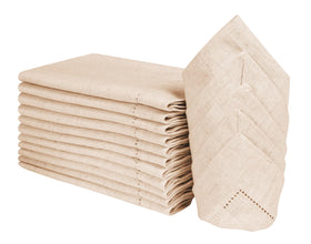 Lightnpro flax linen napkins with machine wash care for everyday use.