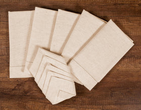 Lightnpro flax linen napkins for parties, reusable and easy to refresh.