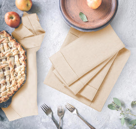 Lightnpro flax linen napkins are recyclable, adding eco-friendly appeal.