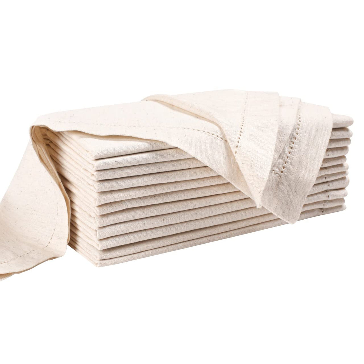 Lightnpro flax linen napkins at a wedding dinner, sustainable elegance.