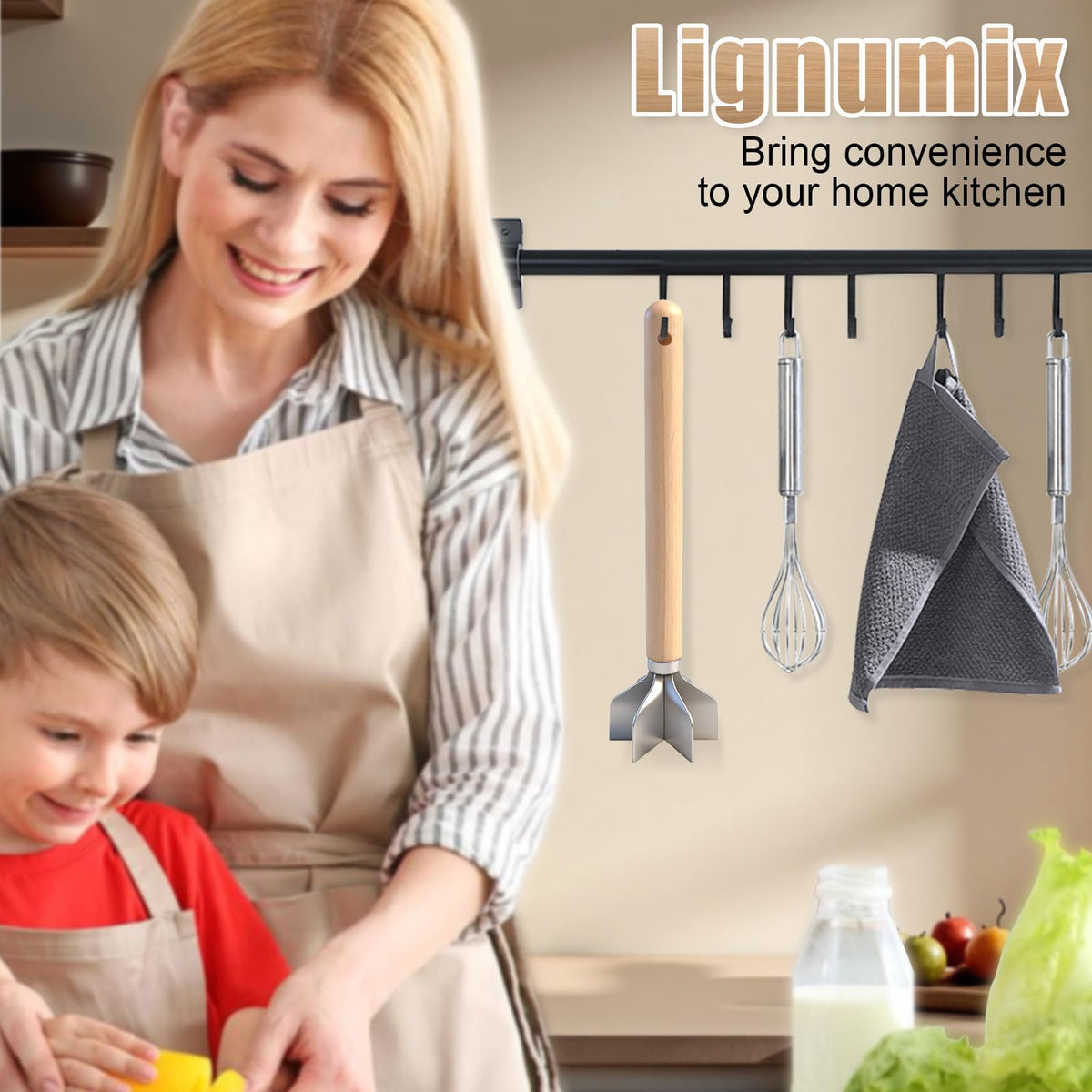 Lignumix 304 stainless steel construction promises lasting durability for daily meals