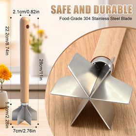 Lignumix nonstick surface simplifies cleaning after use