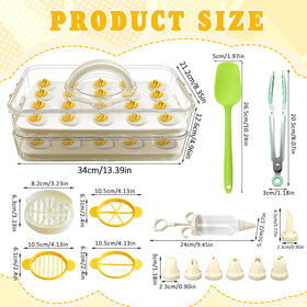 Lignumix piping decorating kit for professional-looking deviled eggs