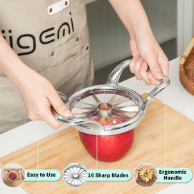 LIIGEMI slicer in action core and slice in one motion