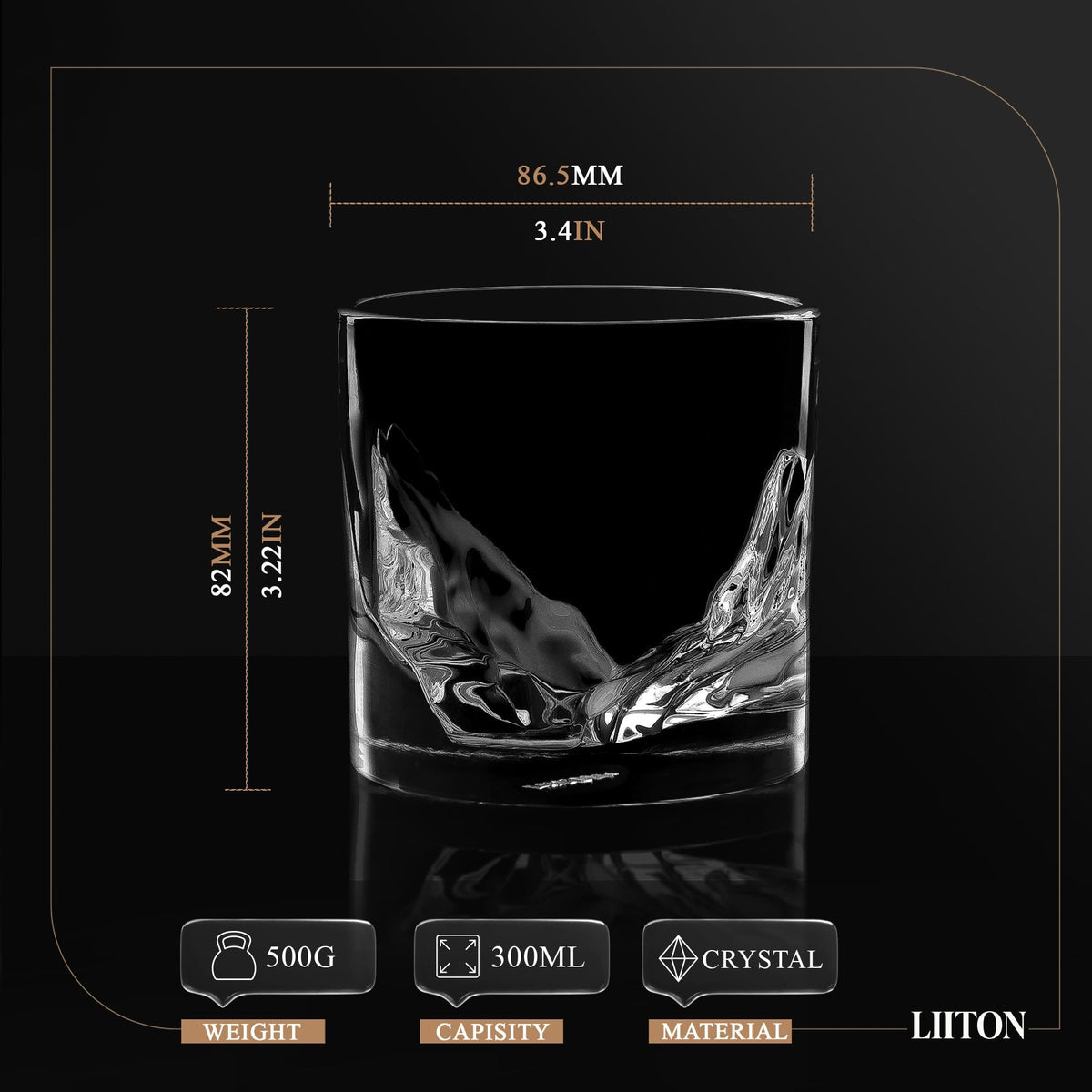 LIITON ice-free chill glass highlights elegant design and flavor preservation