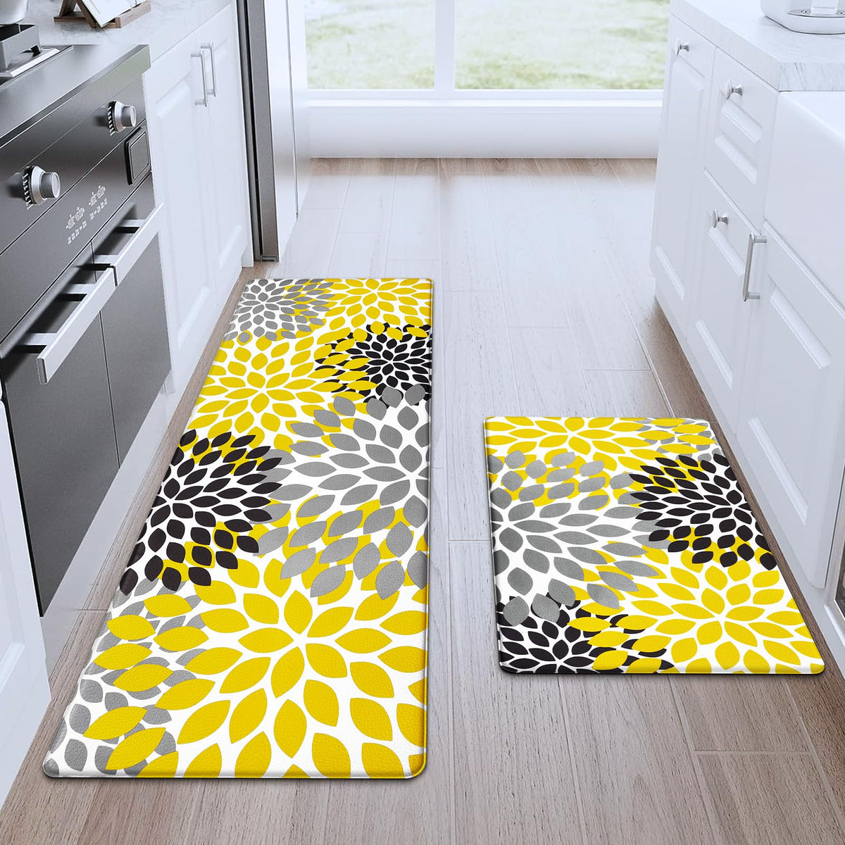Likiyol front-sink area mat provides daily standing comfort.