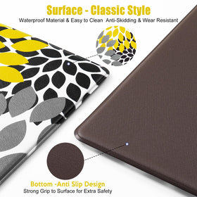 Likiyol mats feature non-slip backing to stay in place during use.