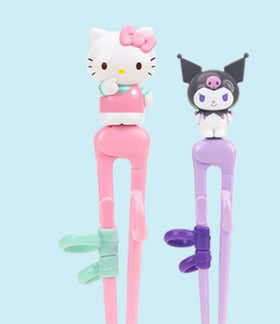 Lilfant training chopsticks right-hand pink detail highlights user-friendly design