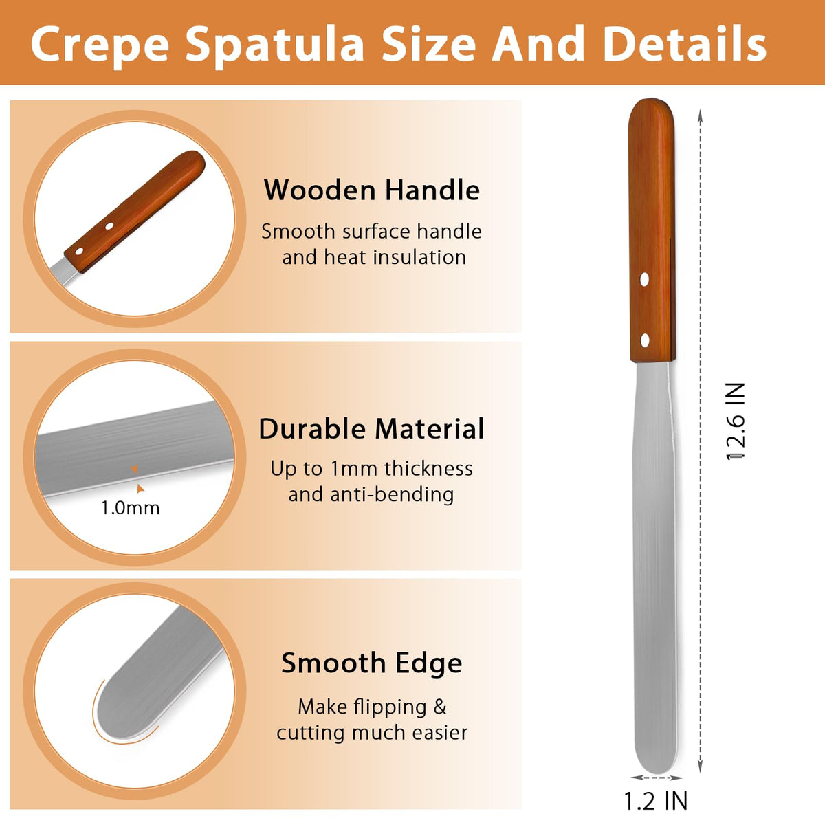 Lilithye crepe tool kit offers durable, cafe-ready performance