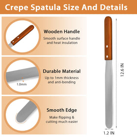 Lilithye crepe tool kit offers durable, cafe-ready performance