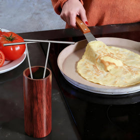 Lilithye T-shape spreader stainless steel for thin crepe uniformity
