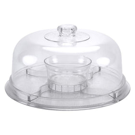 Lillian Tablesettings durable clear plastic adds modern elegance to any table.