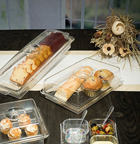 Lillian Tablesettings BPA-free tray resists wear during busy catering.