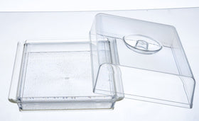 Lillian Tablesettings serving tray displays appetizers and desserts with a crisp, clear backdrop.
