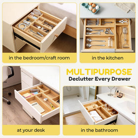 LilLittle easy-clean bamboo surface quick to wipe down after use