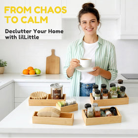 LilLittle five-piece mixed-sizes configuration adapting to various drawer depths