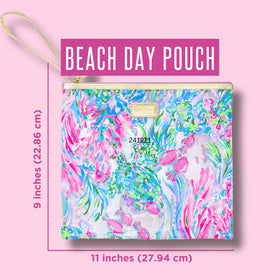 Lilly Pulitzer drink hugger insulates cans, helping stay cold while reducing condensation