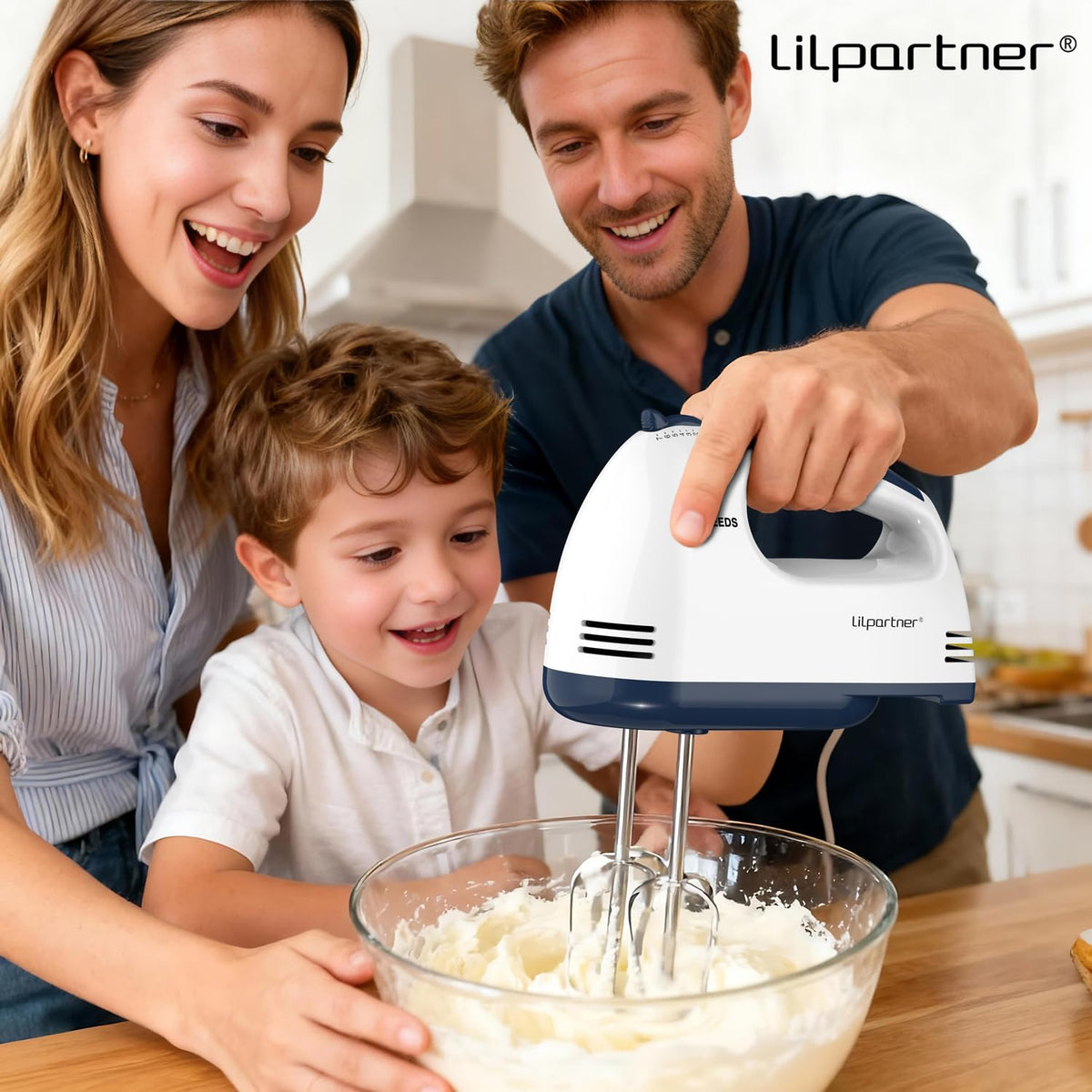 LILPARTNER dishwasher-safe attachments simplify cleanup after cooking