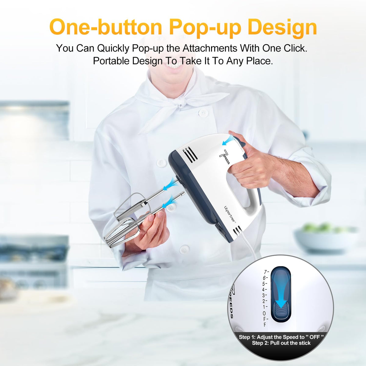 LILPARTNER ergonomic handle for comfortable extended use