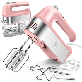 LILPARTNER Hand Mixer 450W front view, showing compact power for smooth batters