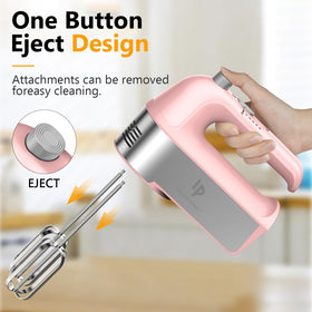 LILPARTNER Hand Mixer five-speed settings provide precise control